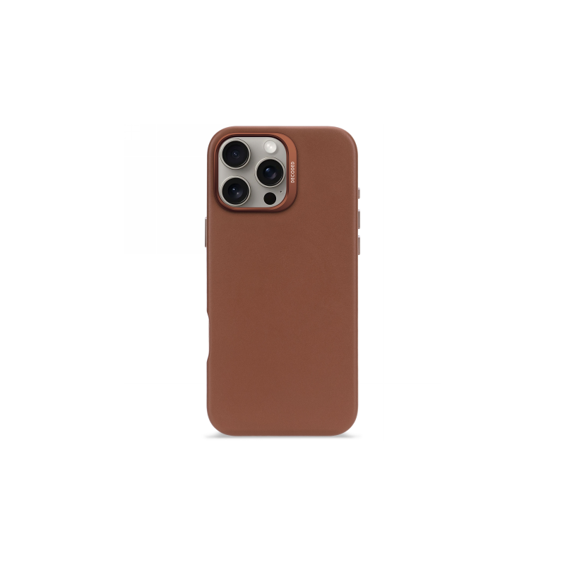 „Decoded“ odinis galinis dėklas su „MagSafe“ technologija, skirtas „iPhone 16 Pro Max“ – rudas