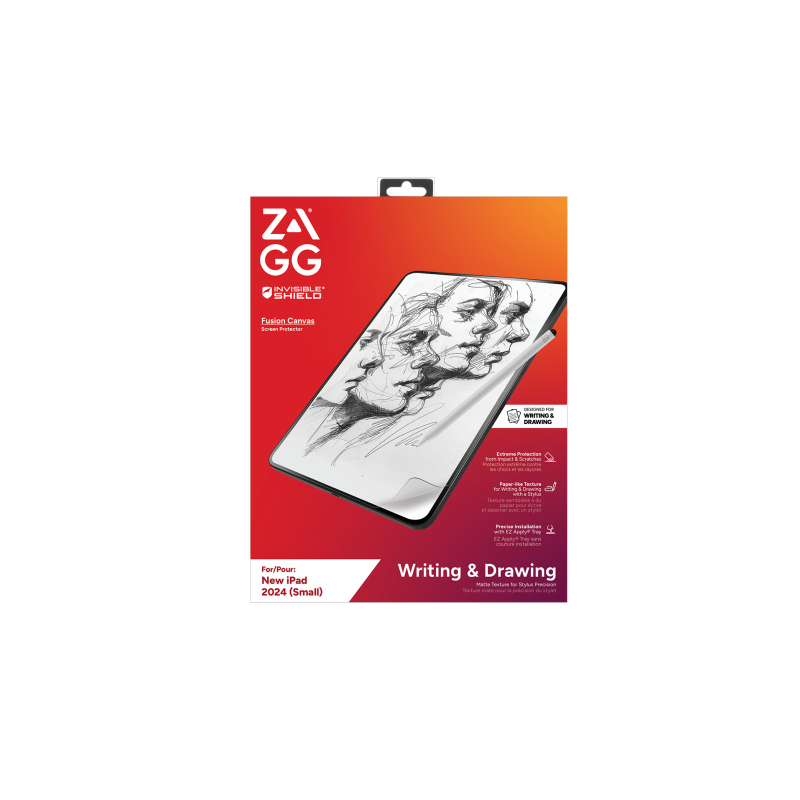 ZAGG InvisibleShield Fusion Canvas antibakterinė apsauginė plėvelė, imituojanti popierių, skirta iPad Pro 11" 2024