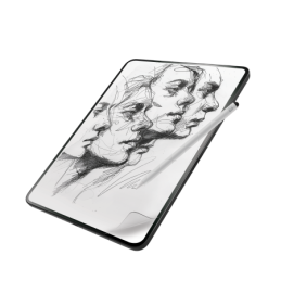 ZAGG InvisibleShield Fusion Canvas antibakterinė apsauginė plėvelė, imituojanti popierių, skirta iPad Pro 13" 2024