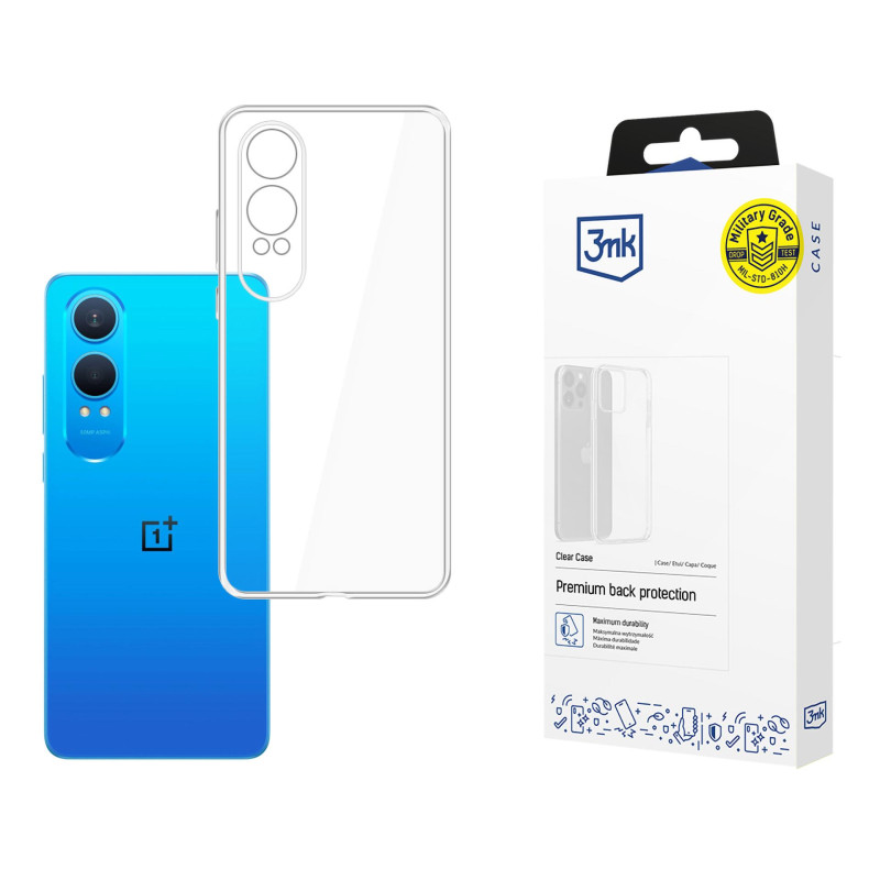 3mk skaidrus dėklas, skirtas „OnePlus Nord CE 4 Lite“ - permatomas