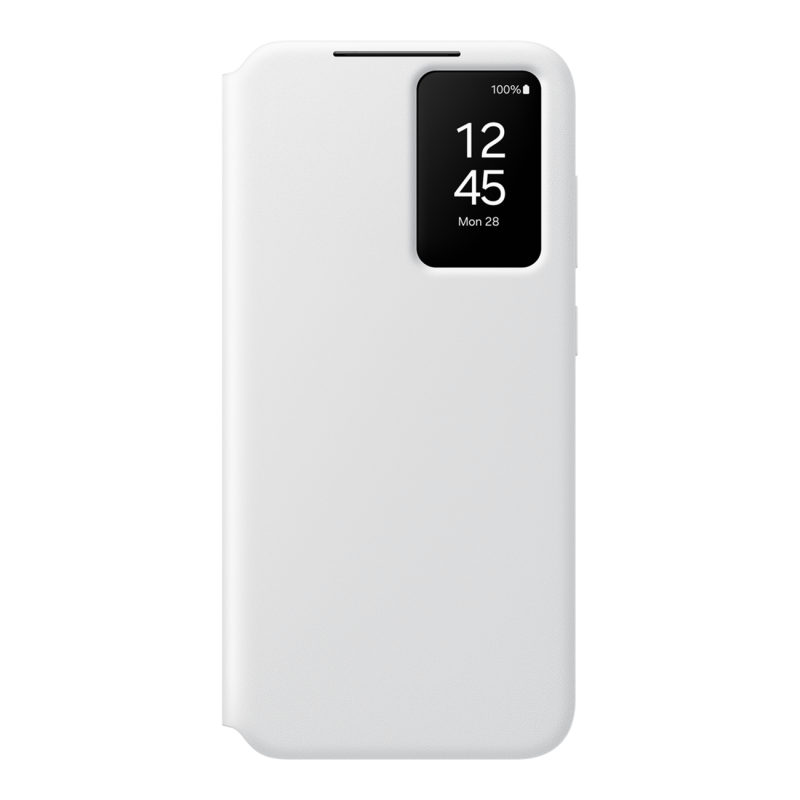 „Samsung Smart View“ piniginės dėklas EF-ZS721CWEGWW, skirtas „Samsung Galaxy S24 FE“ – baltas