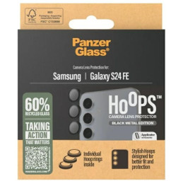 „PanzerGlass Hoops“ fotoaparato dėklas, skirtas „Samsung Galaxy S23 FE“ – juodas