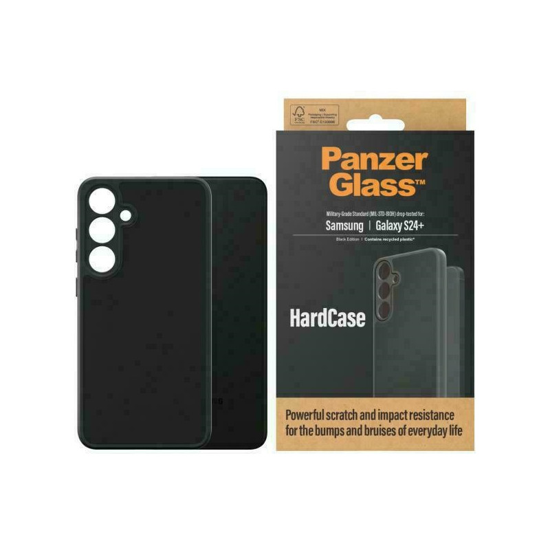 „PanzerGlass“ kietasis dėklas, skirtas „Samsung Galaxy S24+“ – juodas