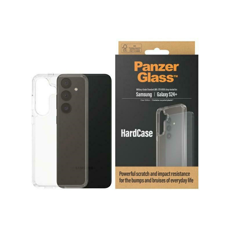 PanzerGlass kietas dėklas, skirtas Samsung Galaxy S24+ – skaidrus