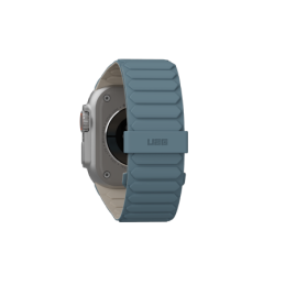 UAG Pathfinder silikoninis dvipusis magnetinis dirželis Apple Watch 42 / 44 / 45 / 46 / 49 mm - pilkai mėlynas