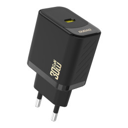 „Dudao A27P 30W PD GaN USB-C“ sieninis įkroviklis – juodas