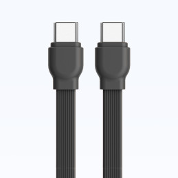 Nešiojamoji baterija Dudao K22+ 10000mAh 22.5W USB-C su pakabuku/ laidu - pilka