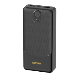 Nešiojamoji baterija Dudao K10Pro 2.4A 20000mAh 2 x USB-A - juoda