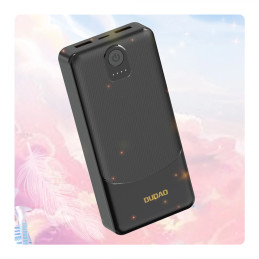Nešiojamoji baterija Dudao K10Pro 2.4A 20000mAh 2 x USB-A - juoda