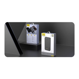 Nešiojamoji baterija Dudao K10Pro 2.4A 20000mAh 2 x USB-A - juoda