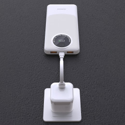 Nešiojamoji baterija Dudao K12 10000mAh PD22.5W USB-A, USB-C - balta