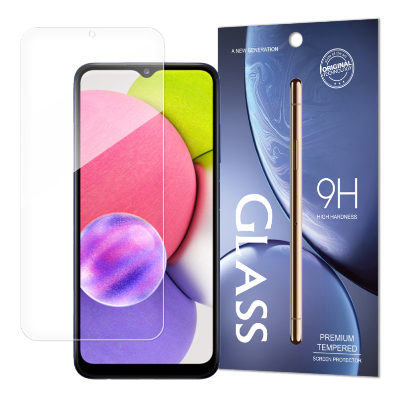 Grūdintas stiklas 9H grūdintas stiklas, skirtas Samsung Galaxy A03/ A03s (pakuotė – vokas)