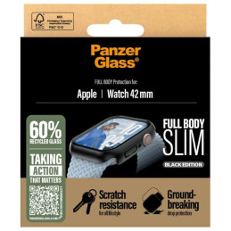 „PanzerGlass Snappie“ viso korpuso „Apple Watch 10“ 42 mm juodas/ juodas 3716