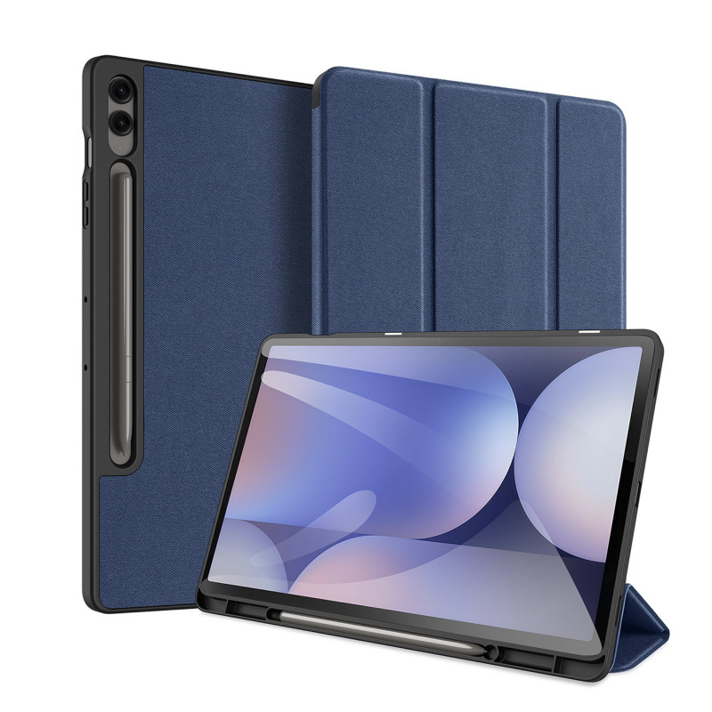 „Dux Ducis Domo“ dėklas, skirtas „Samsung Galaxy Tab S10 Plus“ / „S9 Plus“ / „S9 FE Plus“ – mėlynas