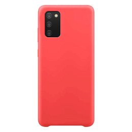 Silicone Case lankstus silikoninis dėklo dangtelis, skirtas Samsung Galaxy A03s raudonas