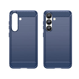 Anglies pluošto dėklas, skirtas „Samsung Galaxy S25“ – mėlynas