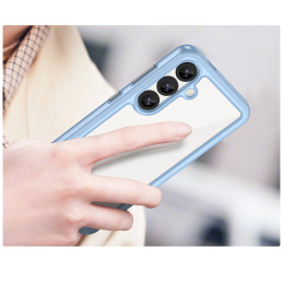 „Outer Space“ dėklas su gelio rėmeliu, skirtas „Samsung Galaxy S25“ – mėlynas