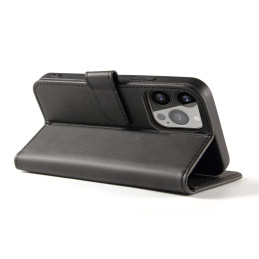 Magnetinis dėklas su atlenkimu, skirtas „Samsung Galaxy S25+“ – juodas