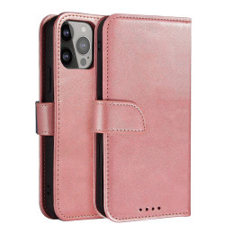 Magnetinis dėklas su atvartu, skirtas „Samsung Galaxy S25+“ – rožinis