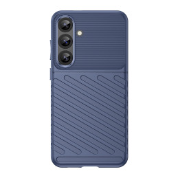 „Thunder“ dėklas, skirtas „Samsung Galaxy S25+“ silikoniniam šarvuotam dėklui – mėlynas
