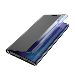 Naujas miego dėklas, skirtas „Samsung Galaxy S25+“ su atlenkiama ir stovu – juodas