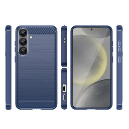 Anglies pluošto dėklas, skirtas „Samsung Galaxy S25+“ – mėlynas