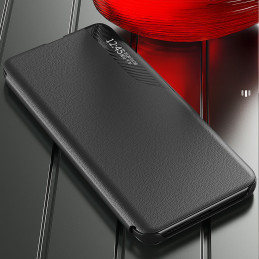 Eko odos dėklas „Samsung Galaxy S25 Ultra“ su atlenkimu ir stovu – juodas