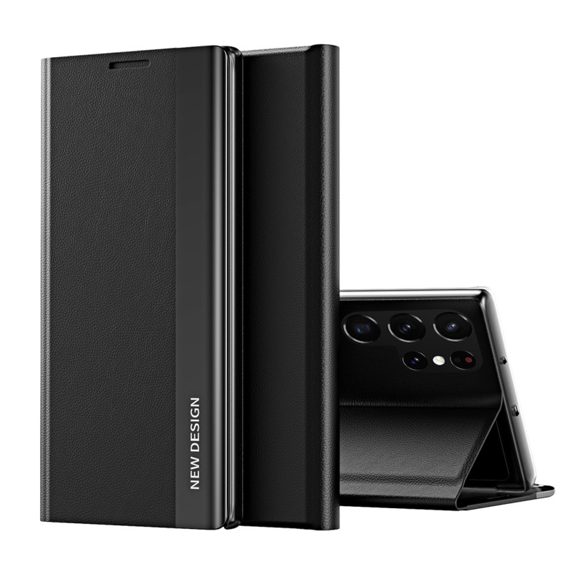 „Sleep Case Pro“ dėklas „Samsung Galaxy S25 Ultra“ su atlenkiama stovu – juodas