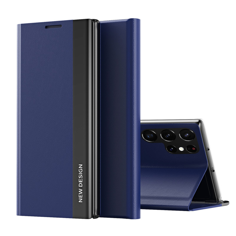 „Sleep Case Pro“ dėklas „Samsung Galaxy S25 Ultra“ su atlenkiama stovu – mėlynas