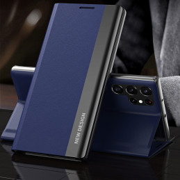 „Sleep Case Pro“ dėklas „Samsung Galaxy S25 Ultra“ su atlenkiama stovu – mėlynas