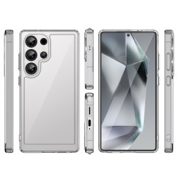 „Outer Space Case“ silikoninis dėklas su gelio rėmeliu, skirtas „Samsung Galaxy S25 Ultra“ – skaidrus