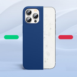 Ugreen Protective Silicone Case guminis lankstus silikoninis dėklo dangtelis iPhone 13 Pro mėlynas